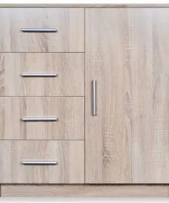 vidaXL Sideboard Chipboard 79x35x88 cm Oak