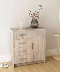 vidaXL Sideboard Chipboard 79x35x88 cm Oak