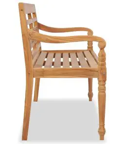 vidaXL Batavia Bench 120 cm Teak