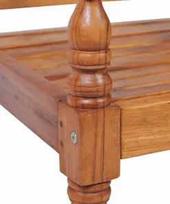vidaXL Batavia Bench with Cushions 120 cm Teak