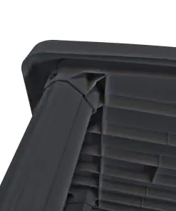vidaXL Garden Table Anthracite 101x68x72 cm Plastic