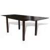 vidaXL Extending Dining Table Rubberwood Brown 190 cm vidaXL Extending Dining Table Rubberwood Brown 190 cm