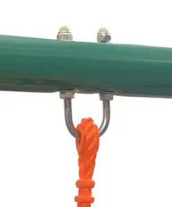 vidaXL Swing Set with 5 Seats Orange