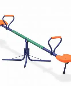 vidaXL 360-Degree Rotating Seesaw Orange