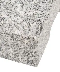 vidaXL Parasol Base Granite Rectangular 25 kg