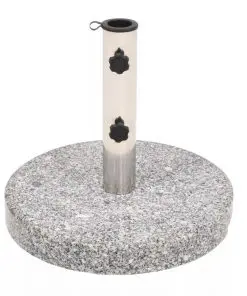 vidaXL Parasol Base Granite Round 22 kg