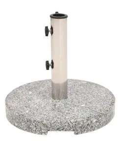 vidaXL Parasol Base Granite Round 22 kg