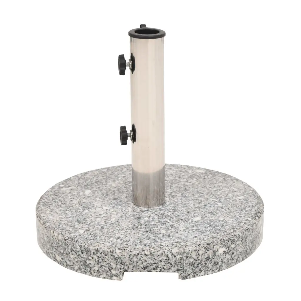 vidaXL Parasol Base Granite Round 22 kg