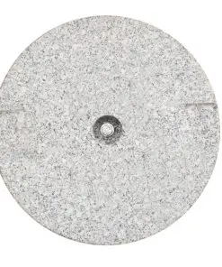 vidaXL Parasol Base Granite Round 22 kg
