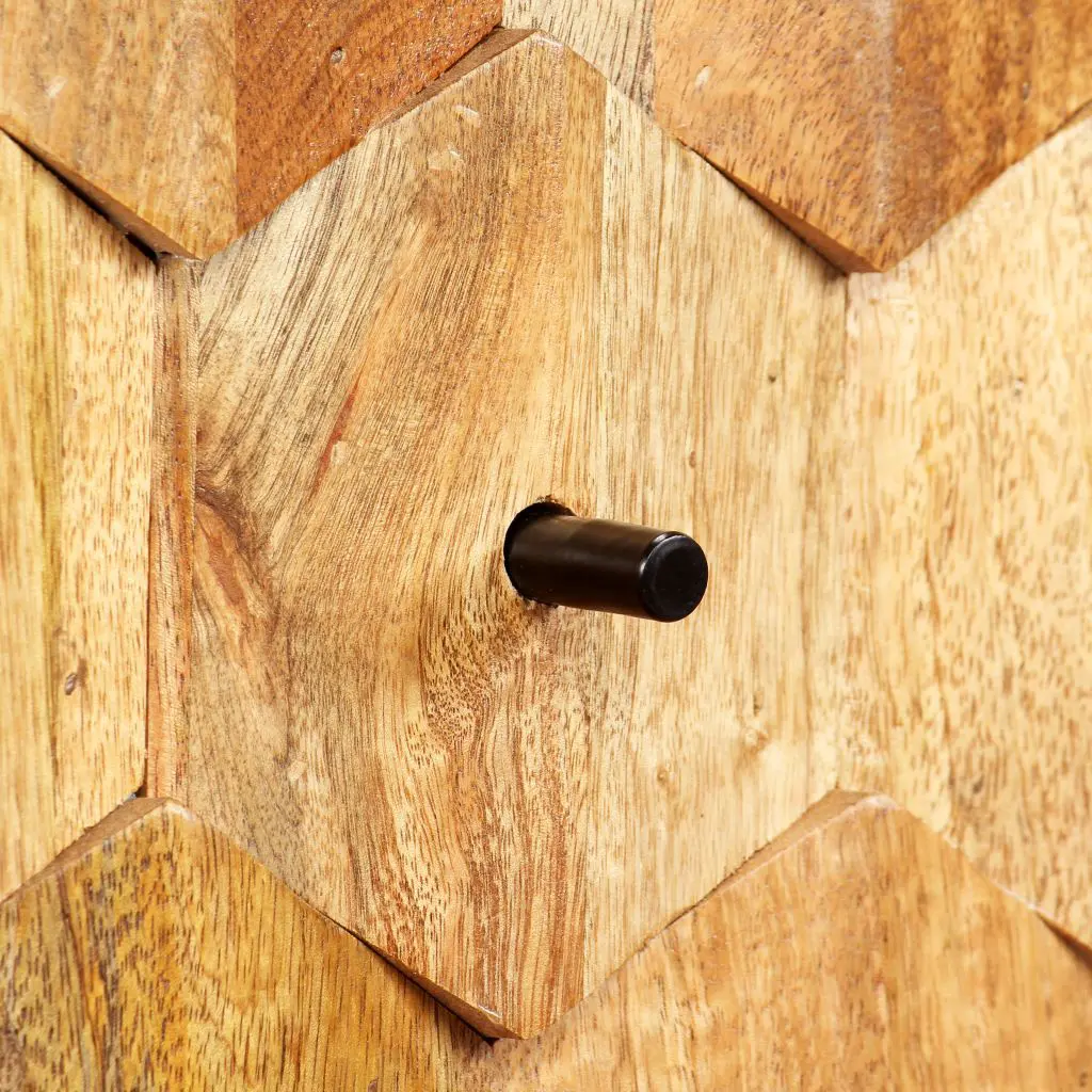 vidaXL TV Cabinet Solid Mango Wood 118x35x40 cm