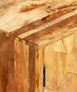 vidaXL TV Cabinet Solid Mango Wood 118x35x40 cm