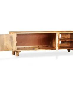 vidaXL TV Cabinet Solid Mango Wood 118x35x40 cm