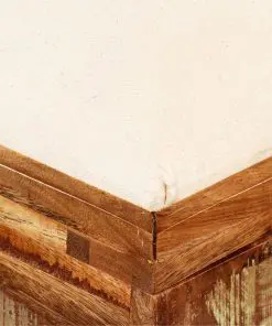 vidaXL Storage Bench Solid Reclaimed Wood 80x40x40 cm