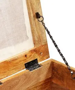 vidaXL Storage Bench Solid Reclaimed Wood 80x40x40 cm