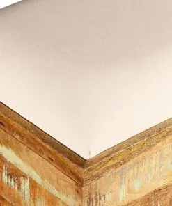 vidaXL Storage Bench Solid Reclaimed Wood 40x40x45 cm