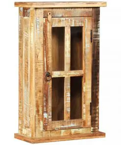 vidaXL Wall Cabinet Solid Reclaimed Wood 44x21x72 cm