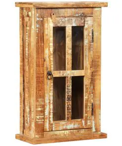 vidaXL Wall Cabinet Solid Reclaimed Wood 44x21x72 cm