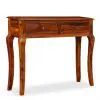 vidaXL Console Table Solid Sheesham Wood 90x32x76 cm