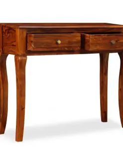 vidaXL Console Table Solid Sheesham Wood 90x32x76 cm