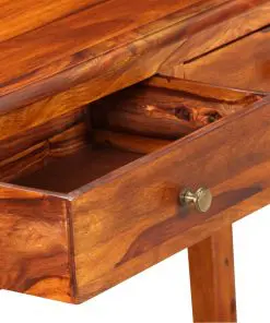 vidaXL Console Table Solid Sheesham Wood 90x32x76 cm