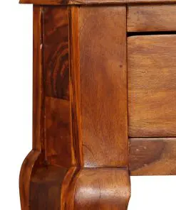 vidaXL Console Table Solid Sheesham Wood 90x32x76 cm