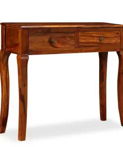 vidaXL Console Table Solid Sheesham Wood 90x32x76 cm