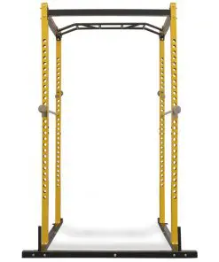 vidaXL Fitness Power Rack 140x145x214 cm Yellow and Black