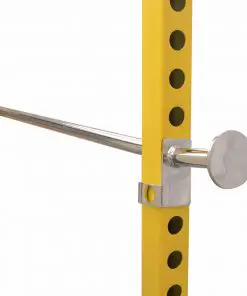 vidaXL Fitness Power Rack 140x145x214 cm Yellow and Black