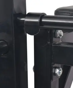 vidaXL Wall-mounted Multi-functional Fitness Power Tower Black