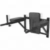 vidaXL Wall-mounted Fitness Dip Station Black vidaXL Wall-mounted Fitness Dip Station Black