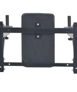 vidaXL Wall-mounted Fitness Dip Station Black
