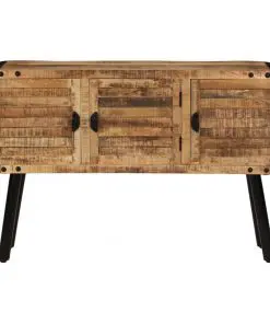 vidaXL Sideboard Solid Mango Wood 120x30x76 cm