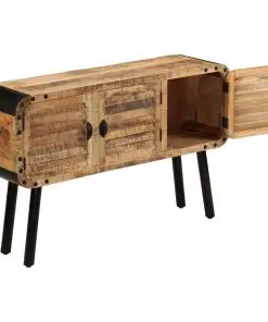 vidaXL Sideboard Solid Mango Wood 120x30x76 cm