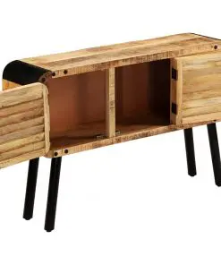 vidaXL Sideboard Solid Mango Wood 120x30x76 cm