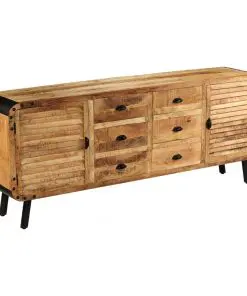 vidaXL Sideboard Solid Mango Wood 200x40x80 cm