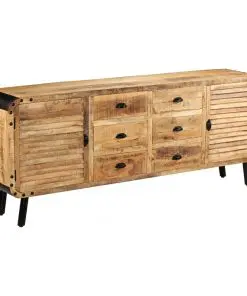 vidaXL Sideboard Solid Mango Wood 200x40x80 cm