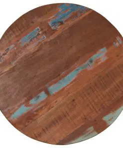 vidaXL Bar Table Solid Reclaimed Wood 60x(76-110) cm