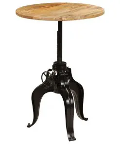 vidaXL Bar Table Solid Mango Wood 75x(76-110) cm