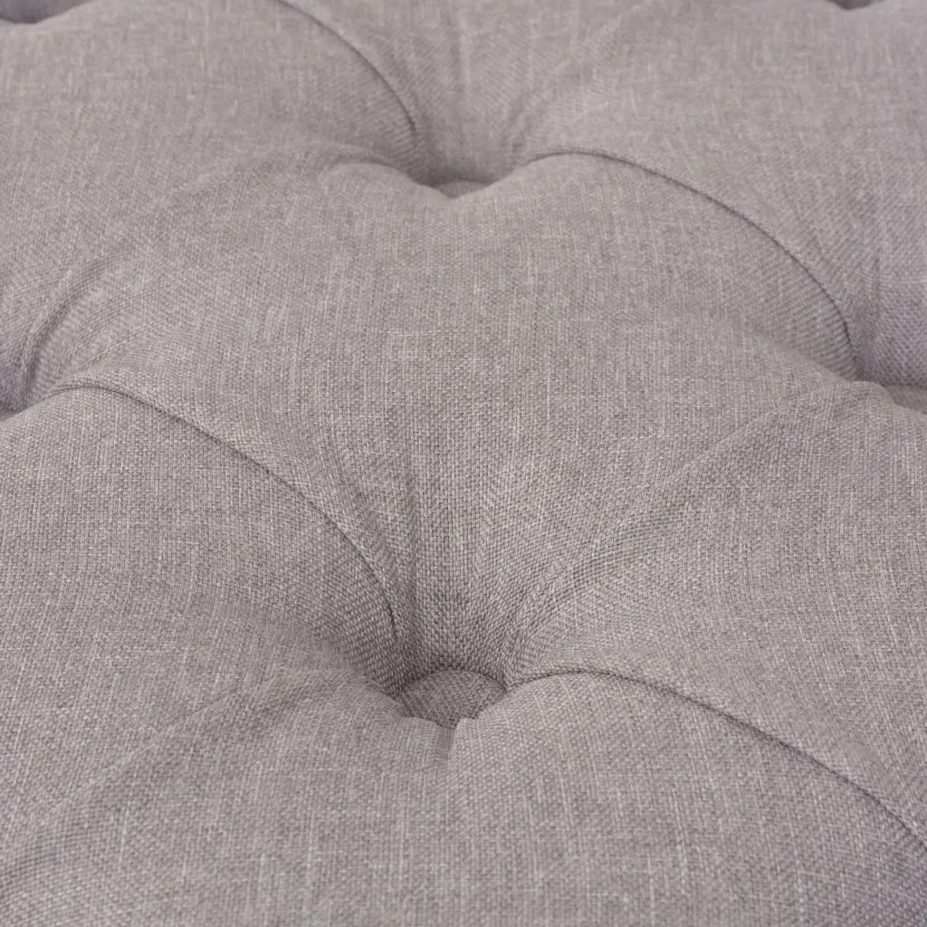 vidaXL Bench Linen Solid Wood 150x40x48 cm Light Grey