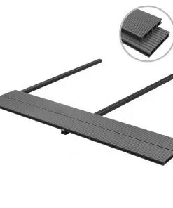vidaXL WPC Decking Boards with Accessories 20 m² 4 m Grey