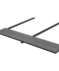 vidaXL WPC Decking Boards with Accessories 25 m² 4 m Grey