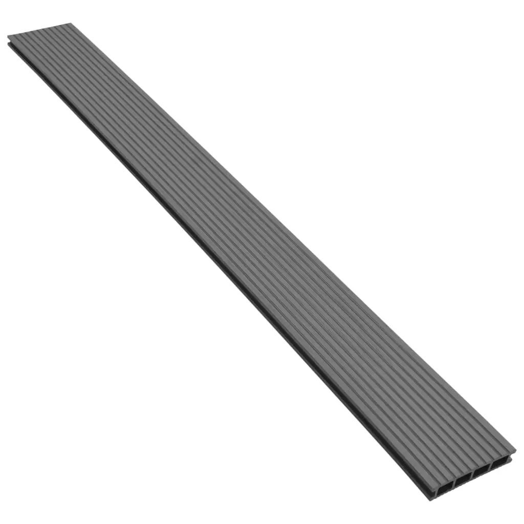 vidaXL WPC Decking Boards with Accessories 35 m² 4 m Grey