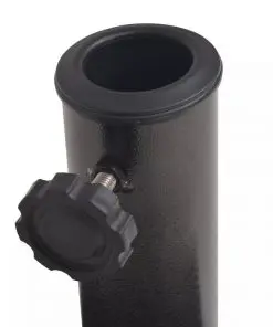 vidaXL Parasol Base Resin Half Round Bronze 9 kg