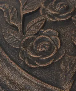 vidaXL Parasol Base Resin Round Bronze 9 kg