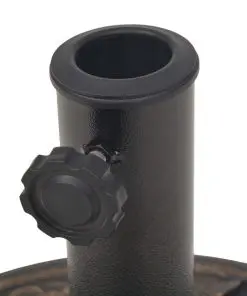 vidaXL Parasol Base Resin Round Bronze 9 kg