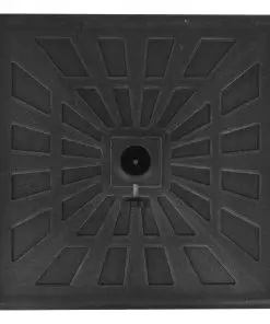 vidaXL Parasol Base Resin Square Black 12 kg