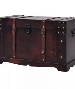 vidaXL Vintage Treasure Chest Wood 66x38x40 cm