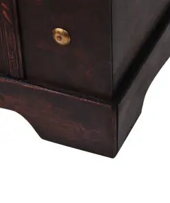 vidaXL Vintage Treasure Chest Wood 66x38x40 cm