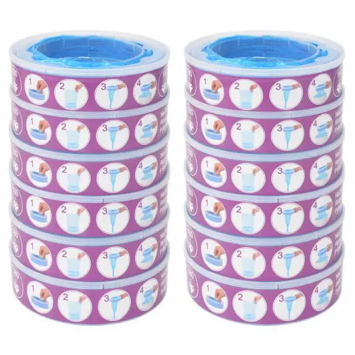 vidaXL Refill Cassettes for Angelcare Diaper Genie 12 pcs