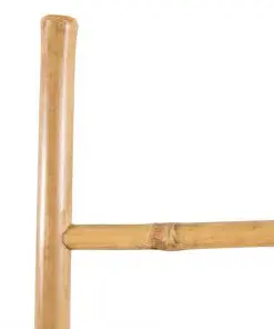 vidaXL Towel Ladder with 5 Rungs Bamboo 150 cm